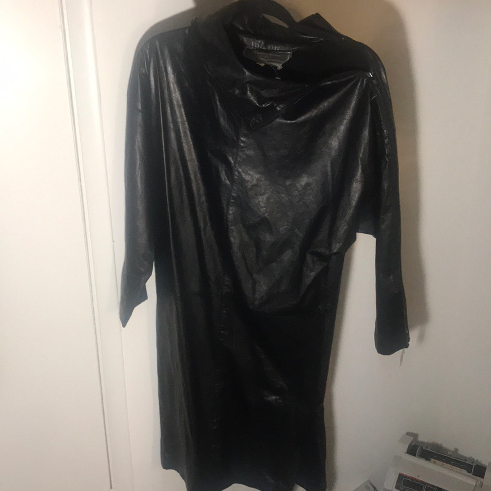 Genuine leather dress or shirt
